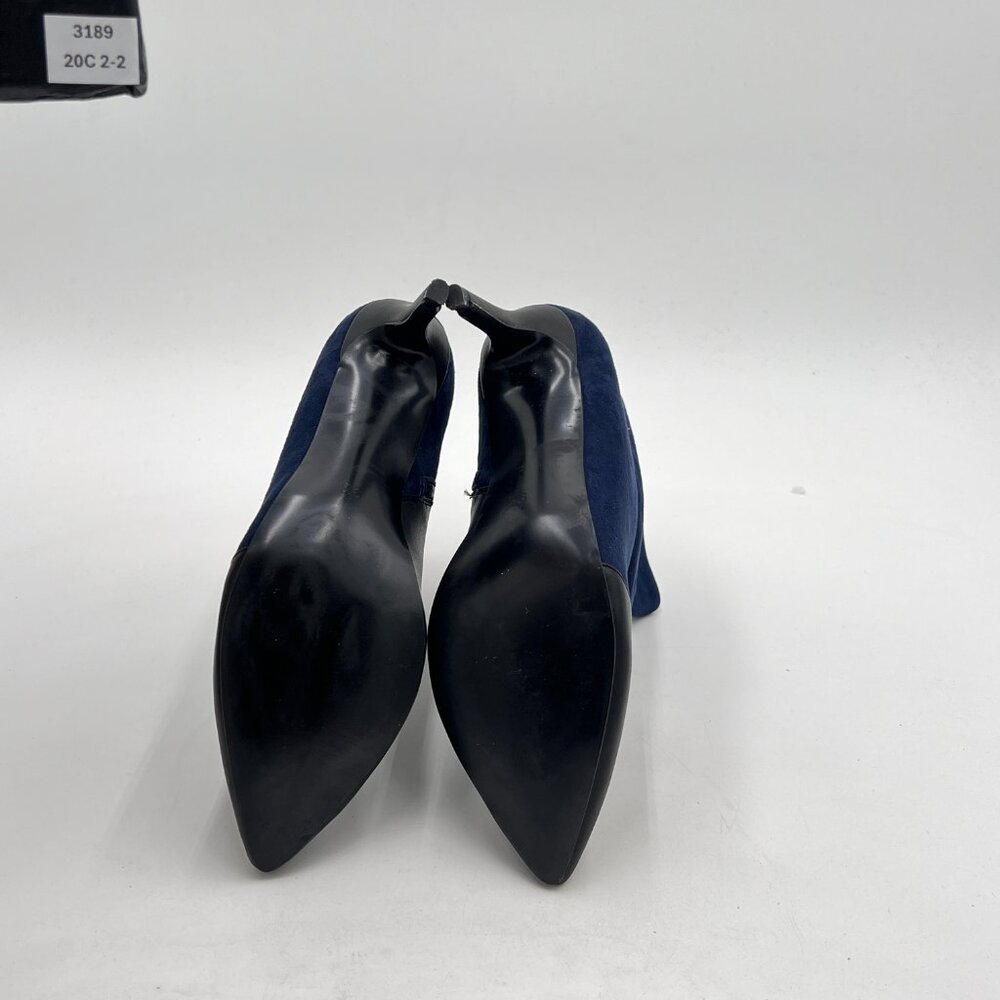 Women Closed Pointy Toe Ankle Boots High Stiletto Heels Patent Leather Booties D - Picture 6 of 6